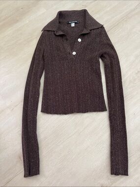 Urban Outfitters Brown Knit Top